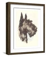 Scottie Dog-null-Framed Art Print