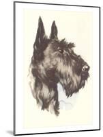 Scottie Dog-null-Mounted Art Print
