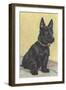 Scottie Dog-null-Framed Art Print