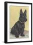 Scottie Dog-null-Framed Art Print