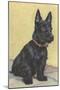 Scottie Dog-null-Mounted Art Print