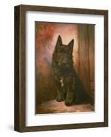 Scottie Puppy-Lilian Cheviot-Framed Giclee Print