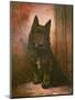 Scottie Puppy-Lilian Cheviot-Mounted Giclee Print