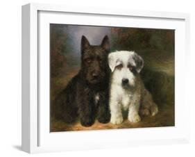 Scottish and a Sealyham Terrier-Lilian Cheviot-Framed Giclee Print