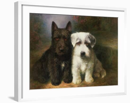 Scottish and a Sealyham Terrier-Lilian Cheviot-Framed Giclee Print