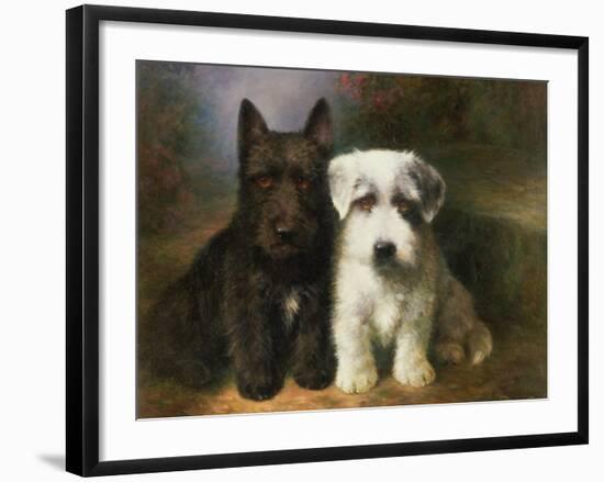 Scottish and a Sealyham Terrier-Lilian Cheviot-Framed Giclee Print