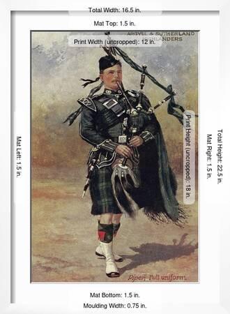 Scottish Bagpiper in Full Uniform' Posters | AllPosters.com