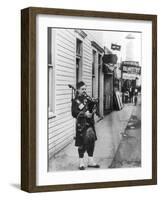 Scottish Bagpiper-Irving Underhill-Framed Photo