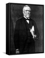 Scottish Born Us Industrialist and Philanthropist Andrew Carnegie-null-Framed Stretched Canvas