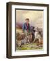 Scottish Boy with Wolfhounds in a Highland Landscape, 1870-James Jnr Hardy-Framed Giclee Print