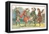 Scottish Christmas Card-null-Framed Stretched Canvas