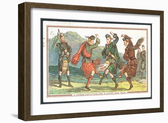 Scottish Christmas Card-null-Framed Giclee Print