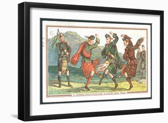 Scottish Christmas Card-null-Framed Giclee Print