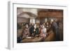 Scottish Churchgoing 19C-Henry W Kerr-Framed Art Print