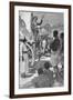 Scottish Explorer and Missionary David Livingstone Preaching from a Wagon, Africa, 19th Century-null-Framed Giclee Print