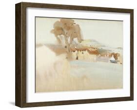 Scottish Farm by an Estuary-Arthur Melville-Framed Giclee Print