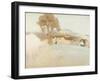 Scottish Farm by an Estuary-Arthur Melville-Framed Giclee Print