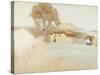 Scottish Farm by an Estuary-Arthur Melville-Stretched Canvas