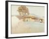 Scottish Farm by an Estuary-Arthur Melville-Framed Giclee Print