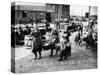 Scottish Fisherwomen at Yarmouth Gathering and Cleaning Herring-null-Stretched Canvas