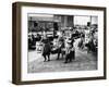 Scottish Fisherwomen at Yarmouth Gathering and Cleaning Herring-null-Framed Photographic Print