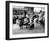 Scottish Fisherwomen at Yarmouth Gathering and Cleaning Herring-null-Framed Photographic Print