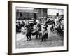 Scottish Fisherwomen at Yarmouth Gathering and Cleaning Herring-null-Framed Photographic Print