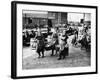 Scottish Fisherwomen at Yarmouth Gathering and Cleaning Herring-null-Framed Photographic Print