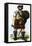 Scottish Highlander of the 1745 Jacobite Uprising-Dan Escott-Framed Stretched Canvas