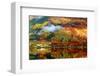 Scottish Highlands Fall Colors-null-Framed Art Print