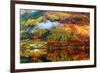 Scottish Highlands Fall Colors-null-Framed Art Print