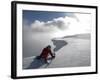 Scottish Highlands, Glencoe, Ice Climbing on the Cliffs of Aonach Mor, Scotland-Paul Harris-Framed Photographic Print