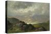 Scottish Landscape-Gustave Doré-Stretched Canvas