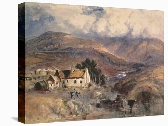 Scottish Landscape-Sir Joseph Noel Paton-Stretched Canvas