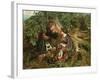 Scottish Lovers,1863-Daniel Maclise-Framed Giclee Print