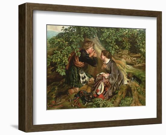 Scottish Lovers,1863-Daniel Maclise-Framed Giclee Print