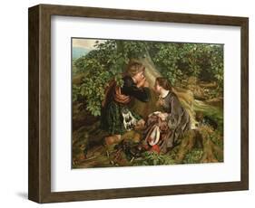 Scottish Lovers,1863-Daniel Maclise-Framed Giclee Print