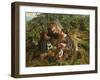 Scottish Lovers,1863-Daniel Maclise-Framed Giclee Print