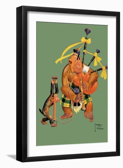 Scottish Money-Lawson Wood-Framed Art Print