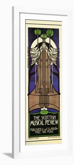 Scottish Musical Review-Charles Rennie Mackintosh-Framed Art Print