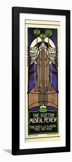 Scottish Musical Review-Charles Rennie Mackintosh-Framed Art Print