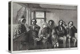 Scottish Presbyterians in a Country Parish Church, the Sermon-John Stirling-Stretched Canvas