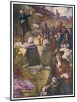 Scottish Presbyterians Worship in Defiance of Conventicle Acts-J.r. Skelton-Mounted Art Print