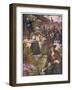 Scottish Presbyterians Worship in Defiance of Conventicle Acts-J.r. Skelton-Framed Art Print