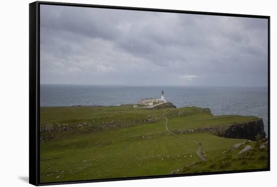 scottish promenade-Viviane Fedieu Danielle-Framed Stretched Canvas