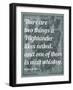 Scottish Proverb on What a Highlander Likes Naked - 1855, Scotland Map-null-Framed Giclee Print