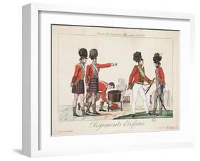 Scottish Regiments, Army of the Allied Sovereigns, 1815-Adrien Pierre Francois Godefroy-Framed Giclee Print