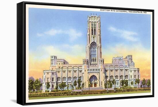 Scottish Rite Cathedral, Indianapolis, Indiana-null-Framed Stretched Canvas