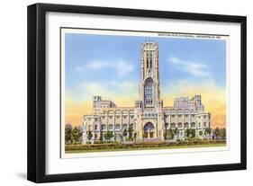 Scottish Rite Cathedral, Indianapolis, Indiana-null-Framed Art Print