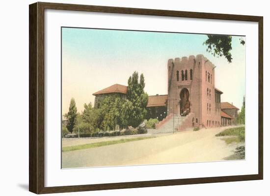 Scottish Rite Temple, Santa Fe-null-Framed Art Print